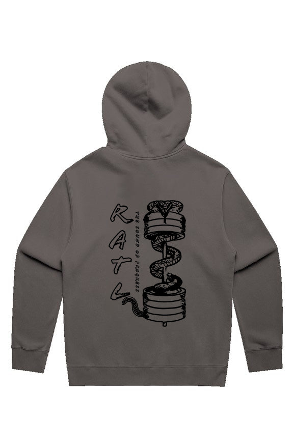 MENS RELAX FADED HOOD